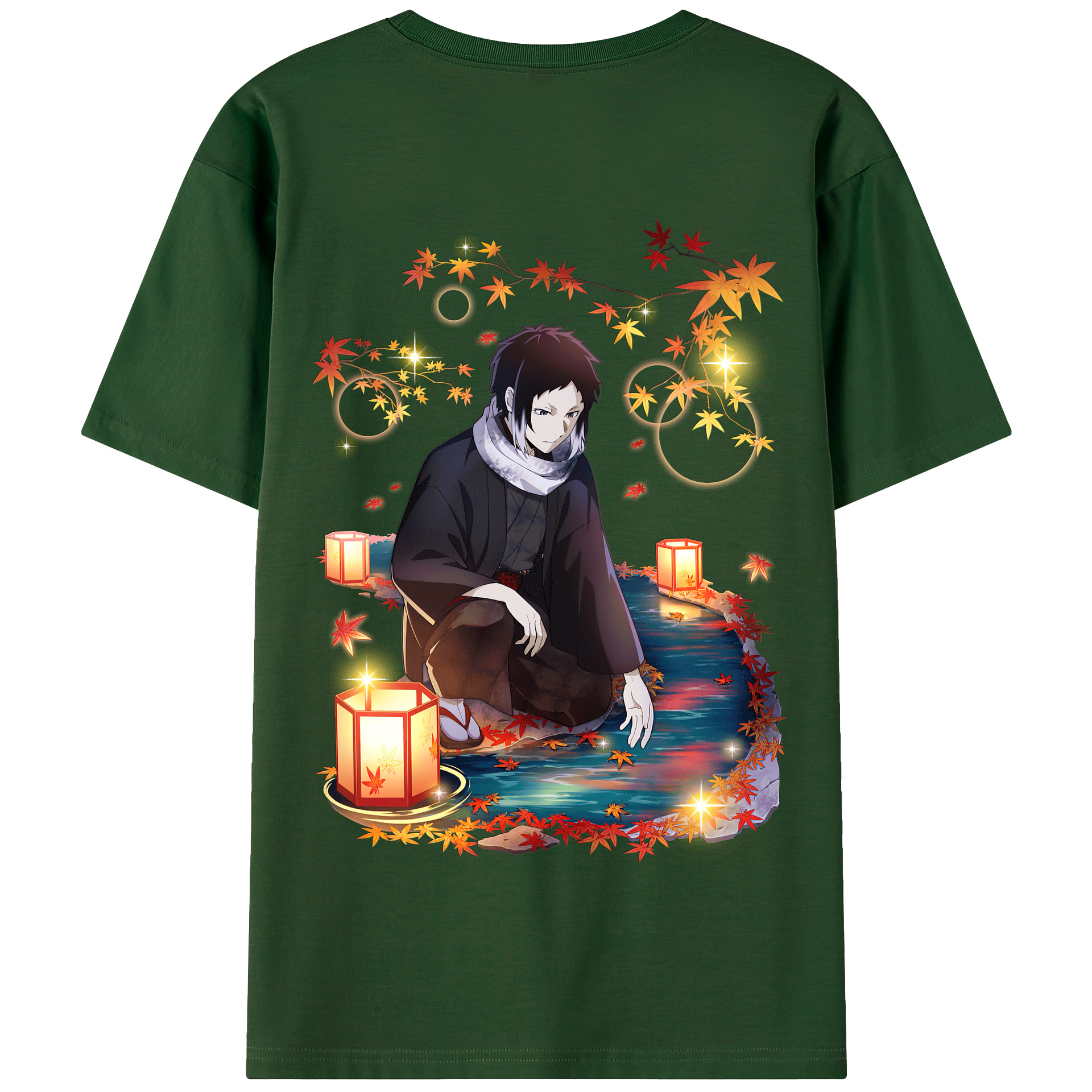 （画像用） 文豪ストレイドッグス Bungo Stray Dogs 綿100％半袖Tシャツ（背面プリント）